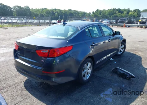 2015 Kia Optima Lx из США, поврежденный, VIN 5XXGM4A78FG393128